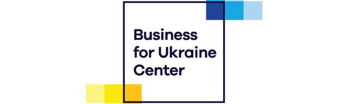 Логотип партнеров Business for Ukraine Center